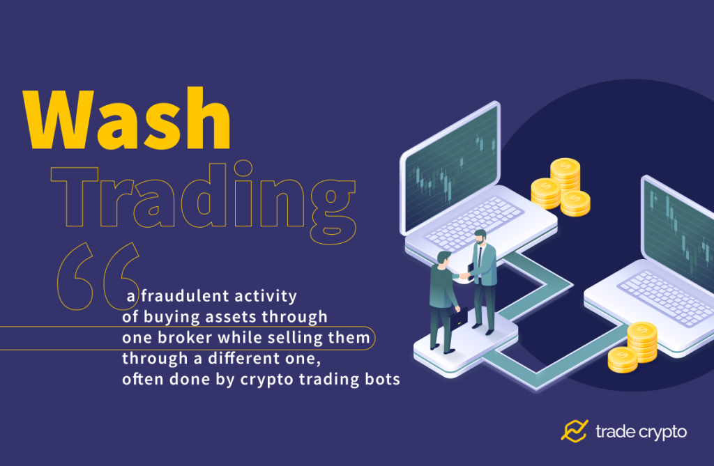 Wash trading in cryptocurrency exchanges