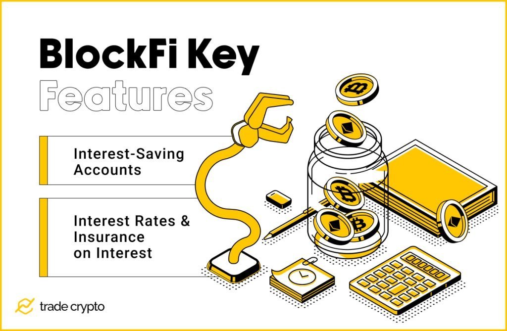 BlockFi Key Features: Interest-Saving Accounts
