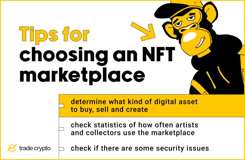 Tips for choosing an NFT marketplace