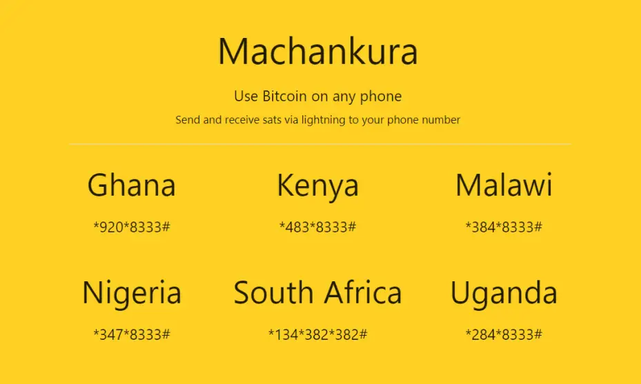 Machankura countries