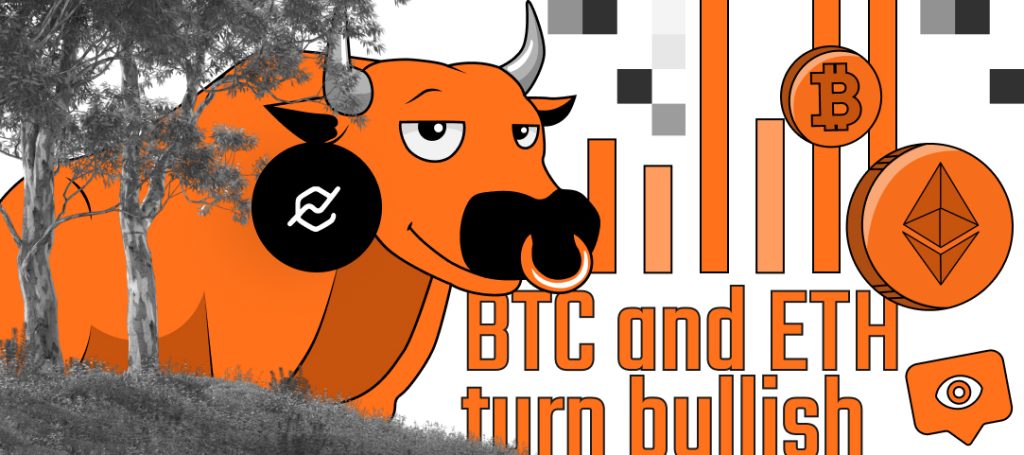 Bitcoin and Ethereum turn bullish, data indicates