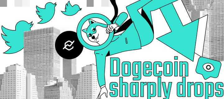 Dogecoin sharply drops after the Blue Bird logo returns