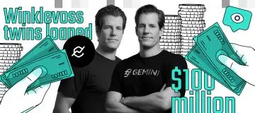 Winklevoss twins loaned Gemini $100 million