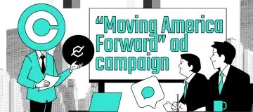 Coinbase releases new “Moving America Forward” ad campaign