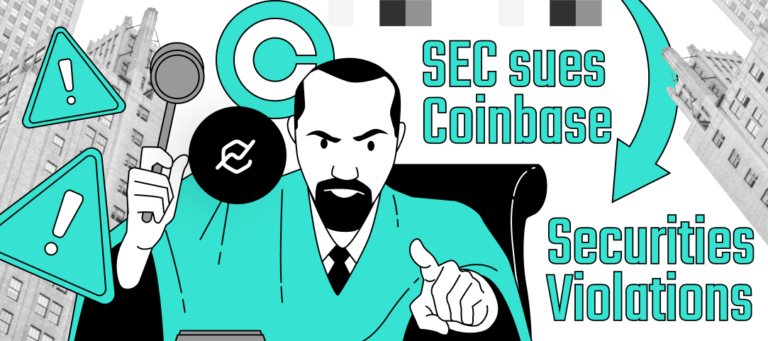 SEC از Coinbase به دلیل نقض قوانین اوراق بهادار شکایت کرد