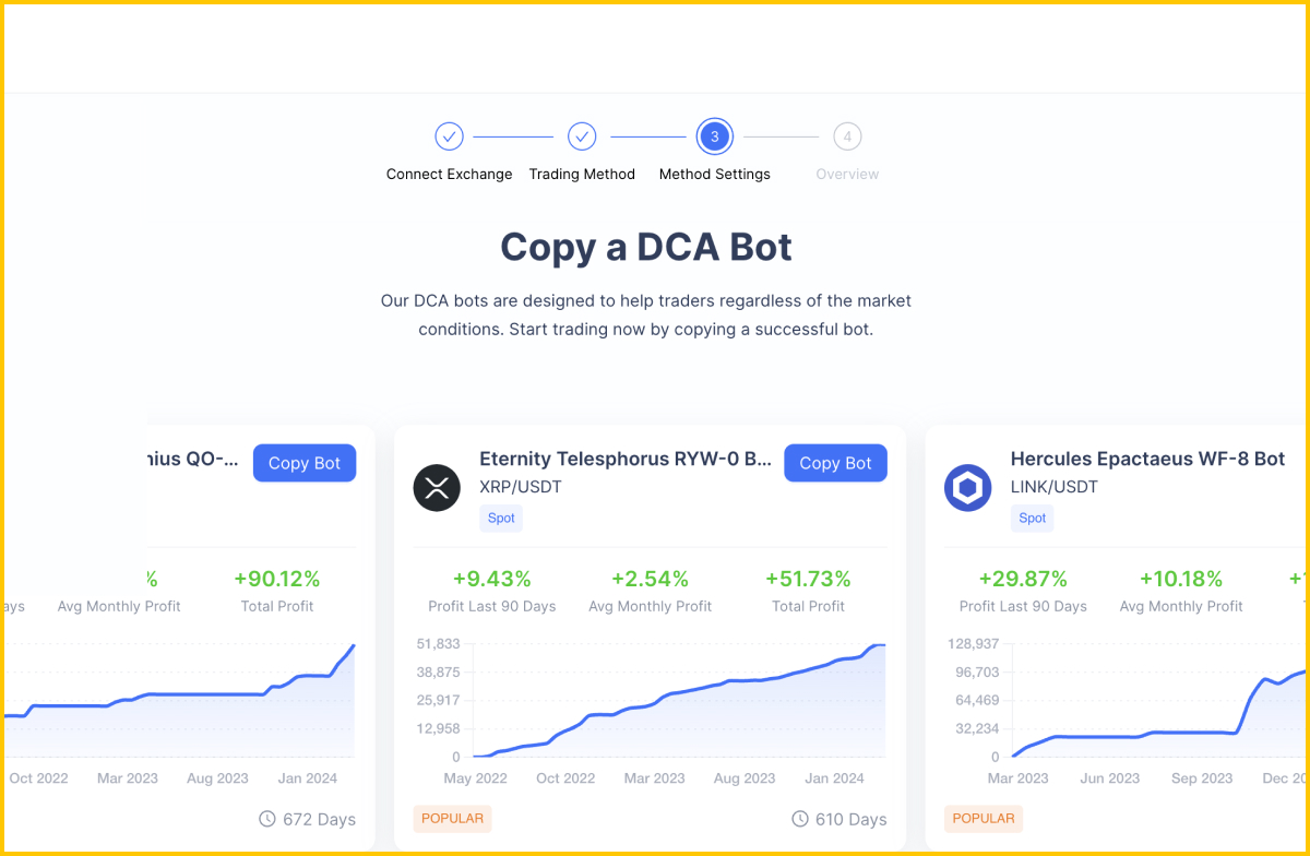 Copy a DCA bot 